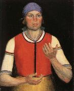 Kasimir Malevich The Working Woman Sweden oil painting artist